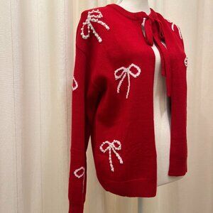 Mainstrip - Neck Tie Open Knit Cardigan